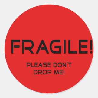 Fragile Sticker for valuable merchandise