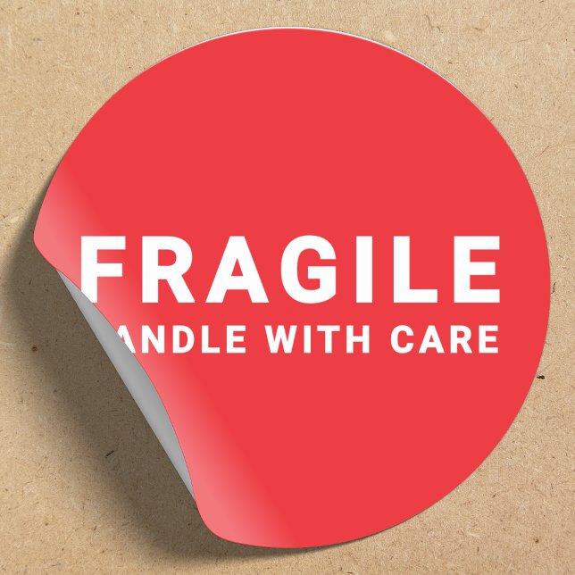 Fragile Sticker | Handle with Care Red (Creator Uploaded)