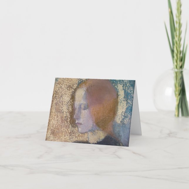 Fragment by Helene Schjerfbeck Letterpress Thank You Card (Front)