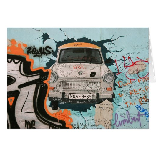 Fragment of Berlin wall Cards (Front Horizontal)