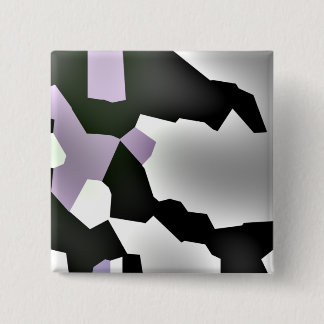 "Fragmented Dream" Digital Abstract Art Button