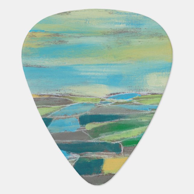 Fragmented Field I Guitar Pick (Front)