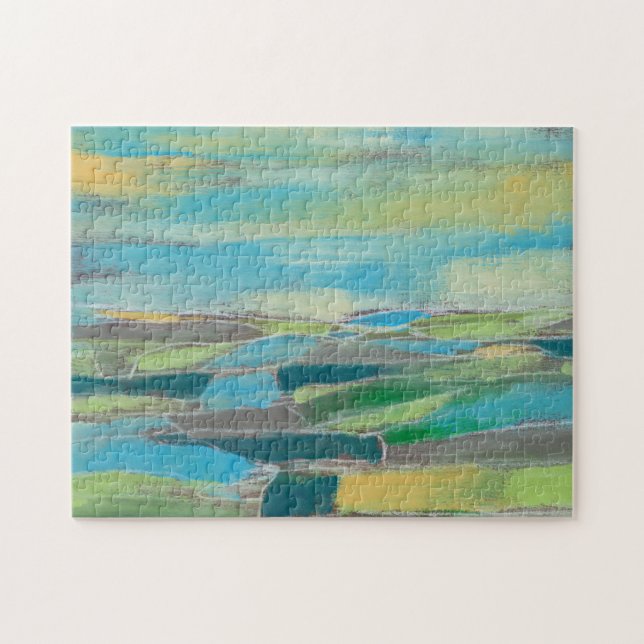 Fragmented Field I Jigsaw Puzzle (Horizontal)