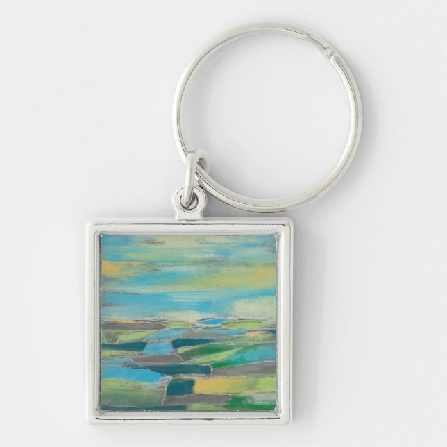 Fragmented Field I Keychain (Front)