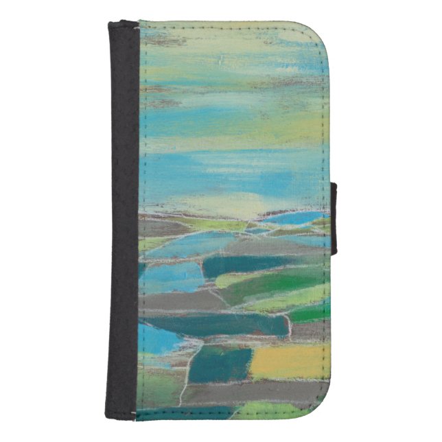 Fragmented Field I Samsung Galaxy Wallet Case (Front)