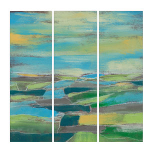 Fragmented Field I Triptych