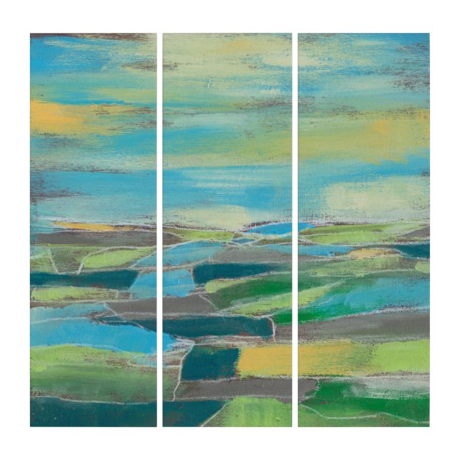 Fragmented Field I Triptych (Front)