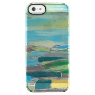 Fragmented Field I Clear iPhone SE/5/5s Case