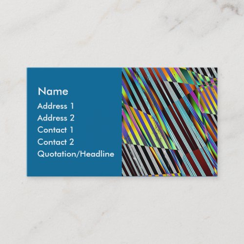 Fragmented Lines Business Card
