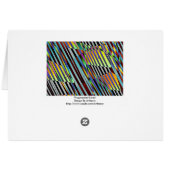 Fragmented Lines Cards (Back Horizontal)