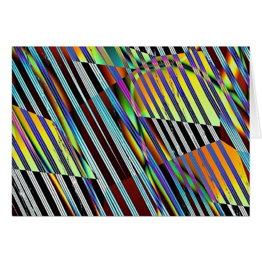 Fragmented Lines Cards (Front Horizontal)