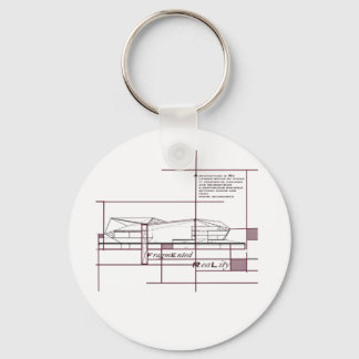 Fragmented Reality – Architectural Expression Keychain
