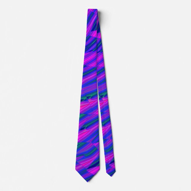Fragmented Waves Neck Tie (Front)