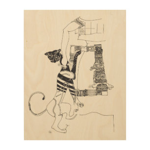 Fragments d'Arts 4 Surreal Drawing Wood Wall Art