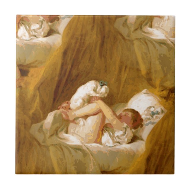 fragonard ceramic tile (Front)