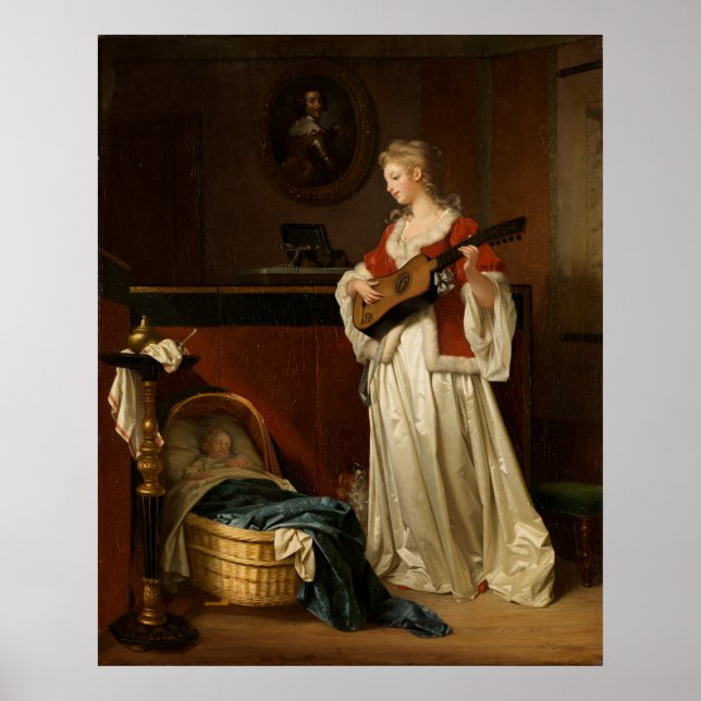 Fragonard & Gérard Sleeping Child Art Print (Front)