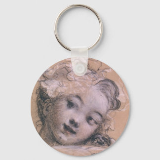 Fragonard Girl Keychain