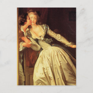 Fragonard Stolen Kiss Postcard
