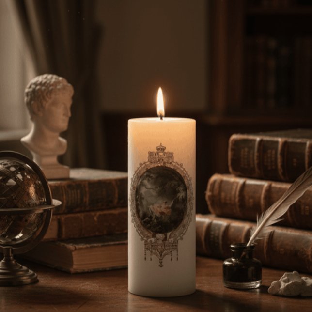 Fragonard “The Swing” Luxury Rococo Art Pillar Can Pillar Candle (Creator Uploaded)