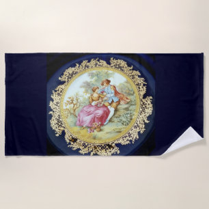 FRAGONARD'S THE COUPLE BEACH TOWEL