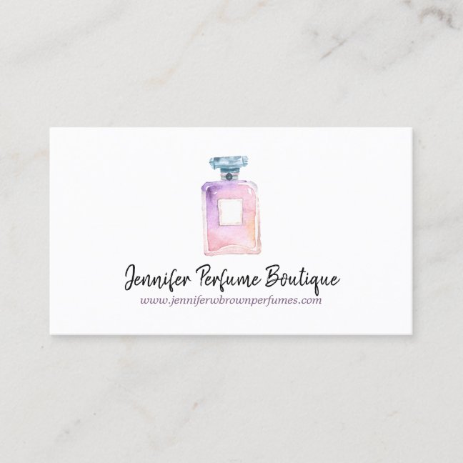 Fragrance Alchemist Scent Branding Business Card