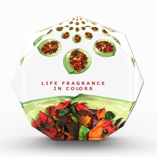 Fragrance of Life: Potpourri Inspirational Message Award (Front)
