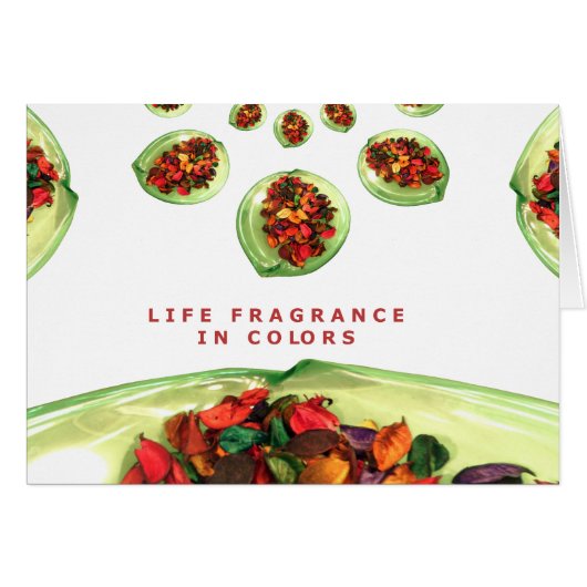 Fragrance of Life: Potpourri Inspirational Message Cards (Front Horizontal)