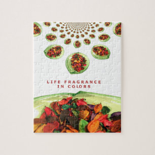 Fragrance of Life: Potpourri Inspirational Message Jigsaw Puzzle