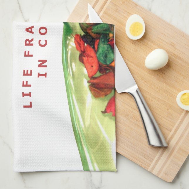 Fragrance of Life: Potpourri Inspirational Message Towel (Quarter Fold)