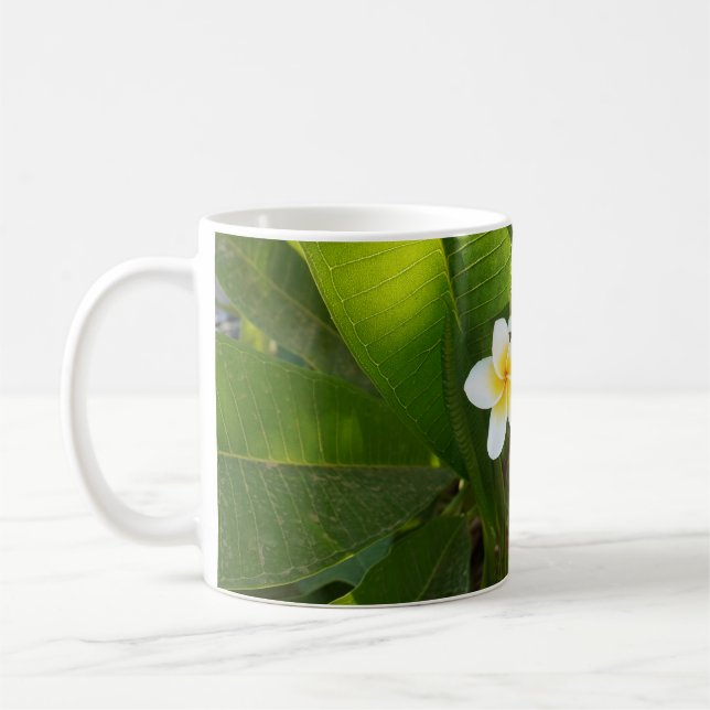  Fragrant Frangipani Flowers  Coffee Mug (Left)