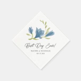 Fragrant Freesia Petals Best Day Ever! Napkins