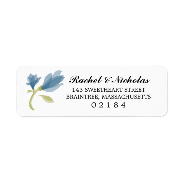 Fragrant Freesia Petals | Return Address Label (Front)