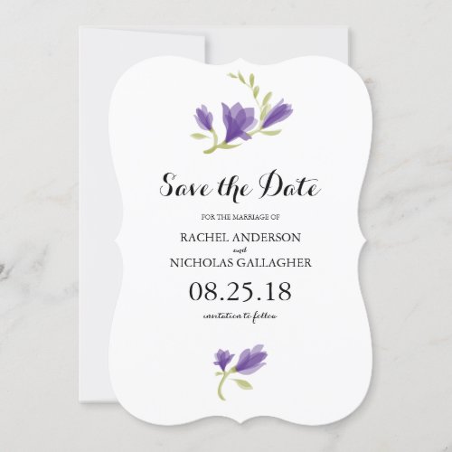 Fragrant Freesia Petals  Save the Date