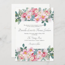 Fragrant Garden Wedding Invitation