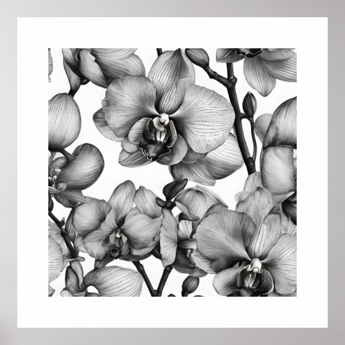 Fragrant Orchids Modern Art Prints