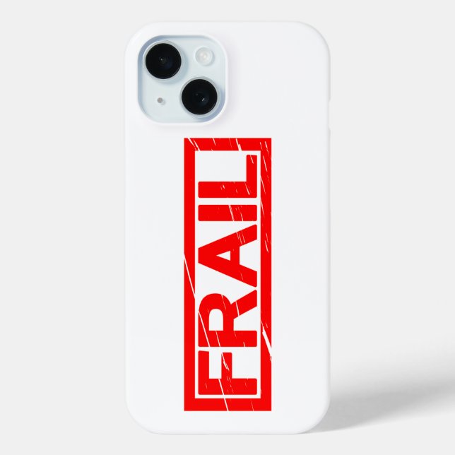 Frail Stamp Case-Mate iPhone Case (Back)