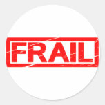 Frail Stamp Classic Round Sticker
