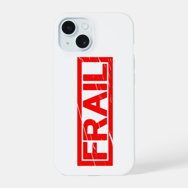 Frail Stamp Iphone Case (Back)