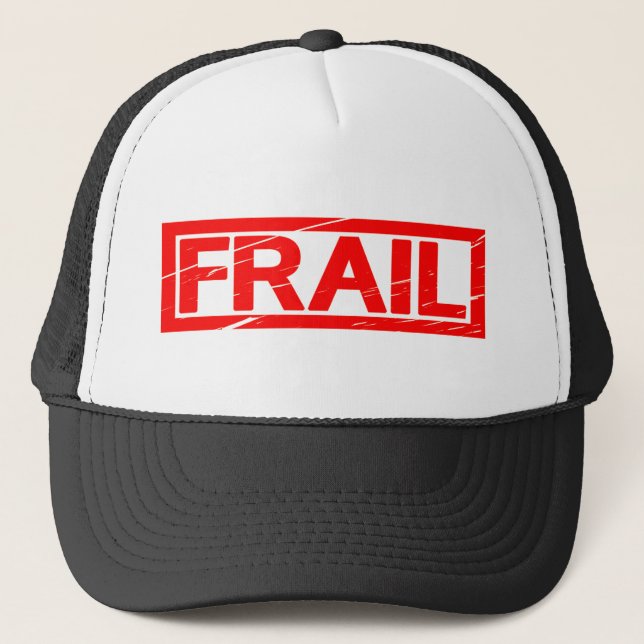 Frail Stamp Trucker Hat (Front)