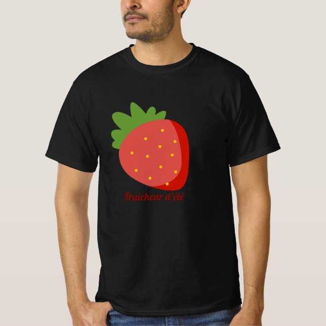 Fraise Fraîcheur d'été T-Shirt (Front)