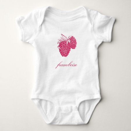 Framboise (raspberry Baby Bodysuit
