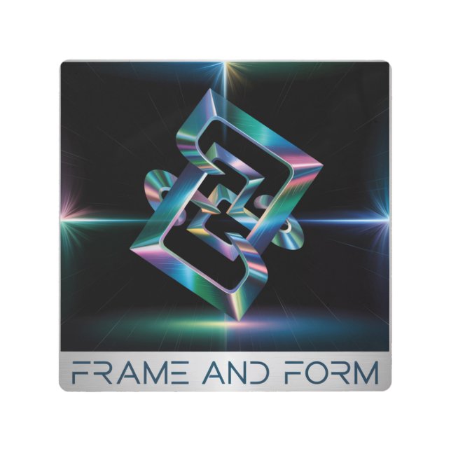 Frame And Form Metal Print (Front)