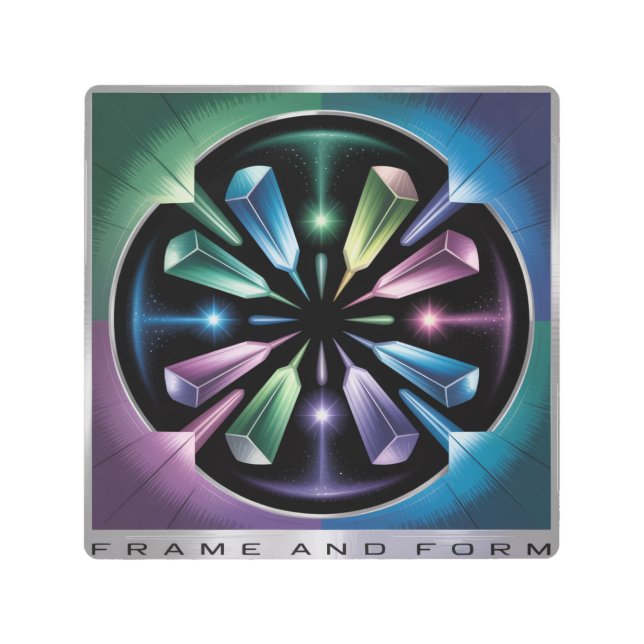 Frame And Form Metal Print (Front)