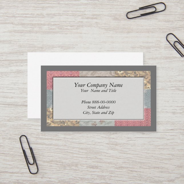 Frame Border Business Card (Front/Back In Situ)