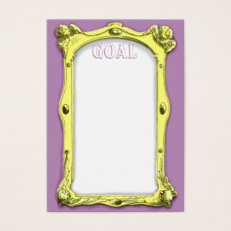 Frame Goal Card