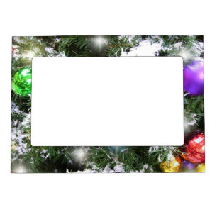 Frame - Magnetic - Christmas Glow & Faux Snow