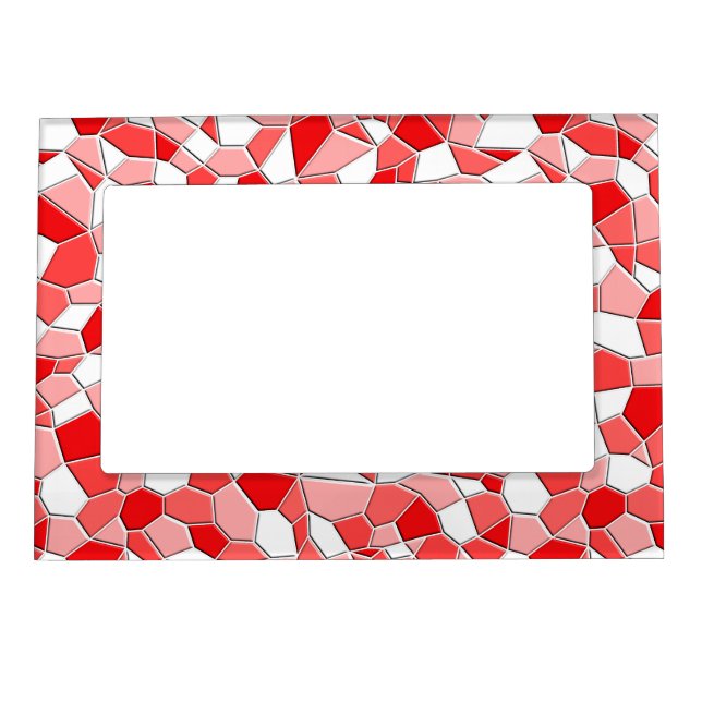 Frame - Magnetic - Shades of Red Mosaic (Front)