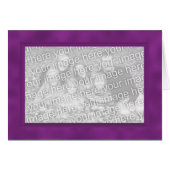 Frame Template Card - Dark Magenta Purple (Front Horizontal)