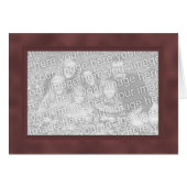 Frame Template Card - Dark Smokey Red (Front Horizontal)