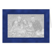 Frame Template Card - Smokey Blue 3 (Front Horizontal)